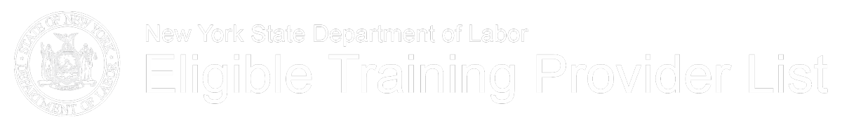 NYS DOL Eligible Training Provider List